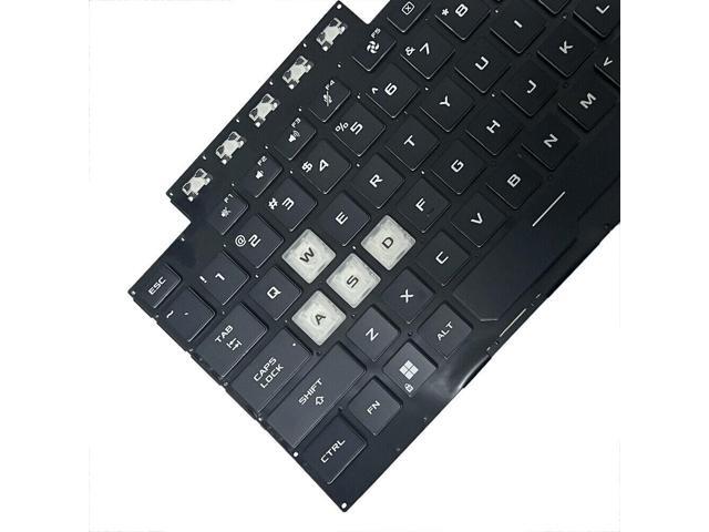 Black US Backlit Keyboard for ASUS TUF Gaming F15 FX506 FA506 FA506Q FX506L
