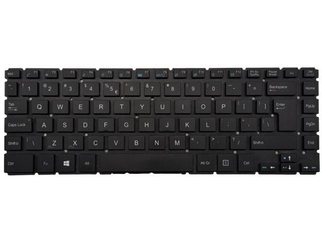 US KEYBOARD MEDION AKOYA S3409 MD60377 LED TBM15K26D0J5283 QWERTY BLACK