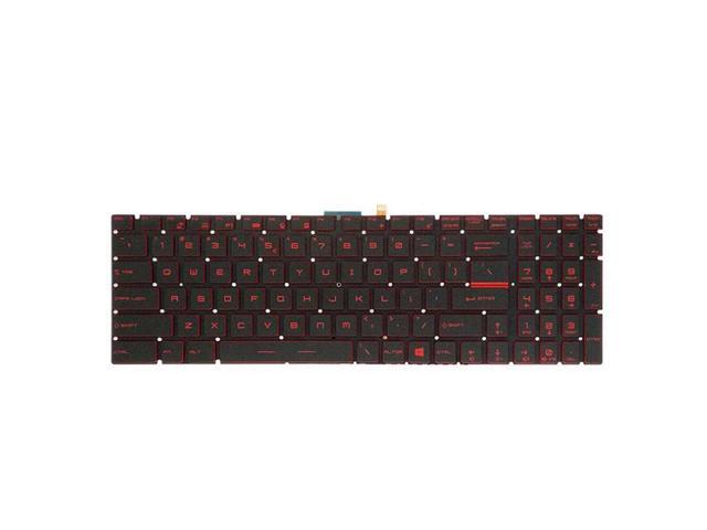 Keyboard for MSI Bravo 17 A4DDR MS-17FK Red Printing US Backlit Laptop
