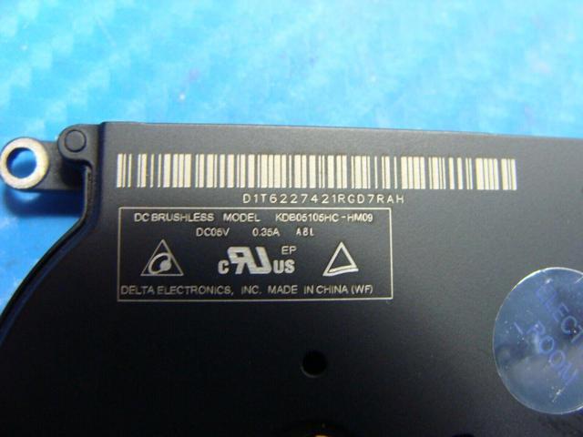 Cpu cooling fan for Air A1465 11 inches 2015 MJVP2LL/A 923-00500