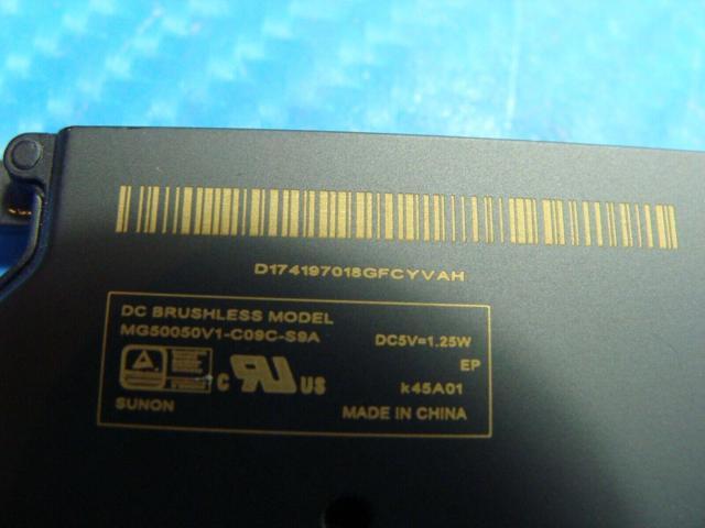 Cpu cooling fan for Air A1465 11 inches 2014 MD711LL/B MD712LL/B Assembly 923-0433