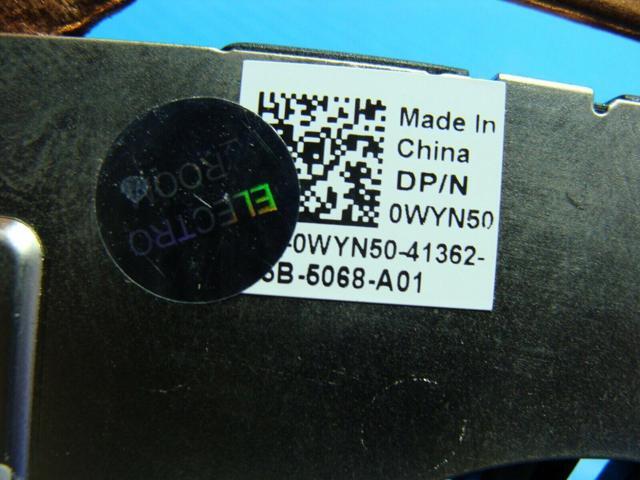 Cpu cooling fan for Dell Inspiron 5555 15.6 inches with Heatsink AT1CV001DC0 WYN50