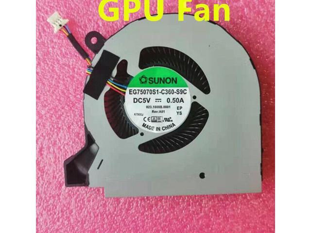 Gpu and Cpu cooling fan for Radiator Acer Nitro V17 VN7-793G DC 5V