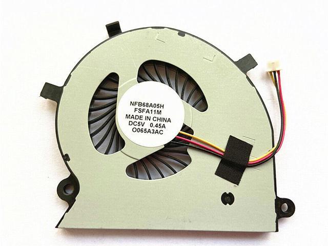 Cpu cooling fan for Toshiba Satellite P50W-B P55W-B BLS NFB68A05H DC5V