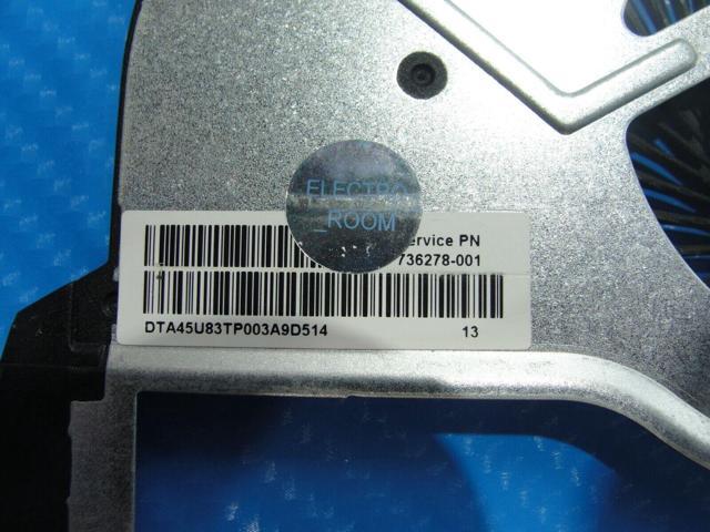 Cpu cooling fan for HP Pavilion 15-n210dx 15.6 inches 736278-001