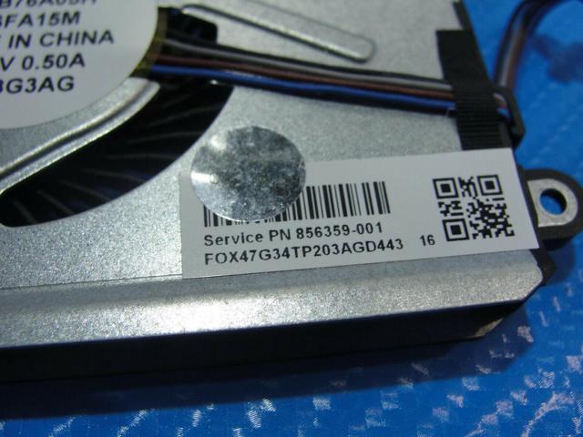 Cpu cooling fan for HP Pavilion 15-au091nr 15.6 inches 856359-001 47G34TP203