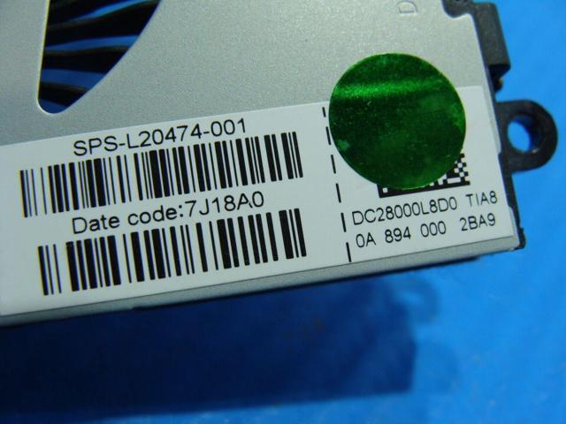Cpu cooling fan for HP 15-da0073ms 15.6 inches with Heatsink L20470-001 L20474-001