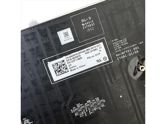 replacement keyboard for Alienware17 R5 Area 51m 062W10 repair part for Dell US RGB Backlit SR