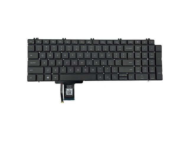 US Black Keyboard for Dell Precision 7550 7560 7750 7760 NO frame