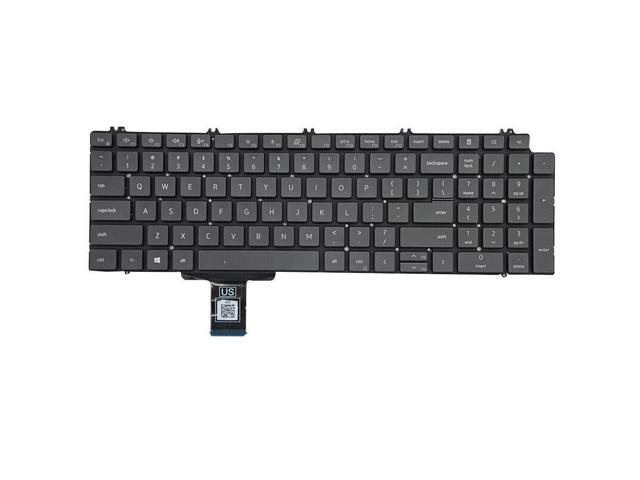 US Black Keyboard for Dell Precision 7550 7560 7750 7760 NO frame