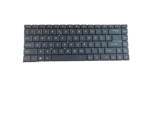 US Keyboard For MSI Prestige 14 10th P14 P15 V190622 Black color1 UI English with backlit light