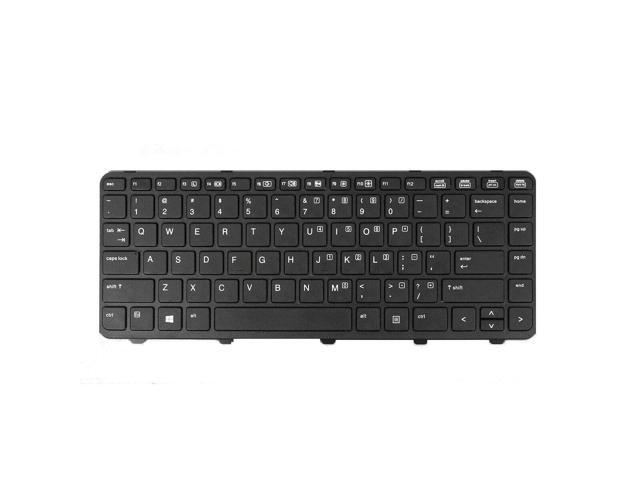 Keyboard for HP PROBOOK 640 G1 645 G1 US 738687-001 Win8 BLACK FRAME BLACK