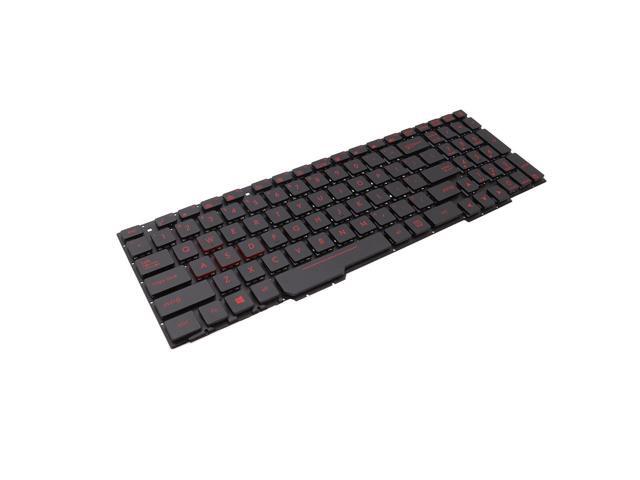 US Keyboard for Asus ROG GL753 GL753v GL753ve GL753vd BLACK Red Printin Backlit