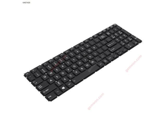 US Keyboard for TOSHIBA L50/L50D/L50DT/L55(D)/S55/S55T/S55D-B GLOSSY NoFRAME