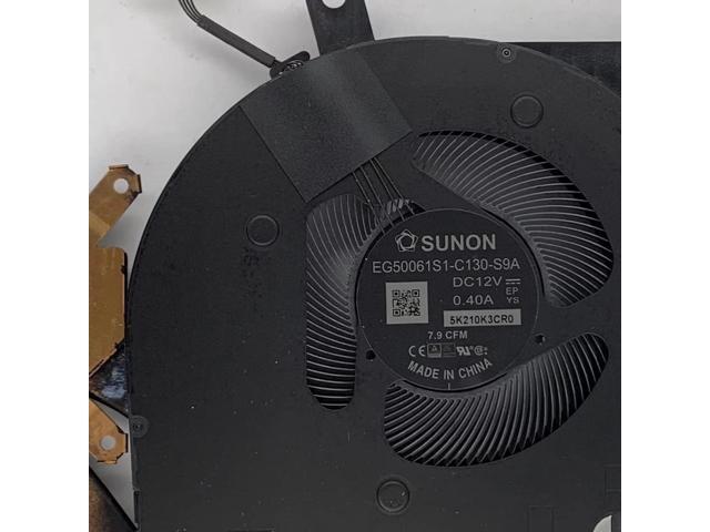 Cpu cooling fan with heatsink for X17 R2 fru part number 0YV8VF 3080