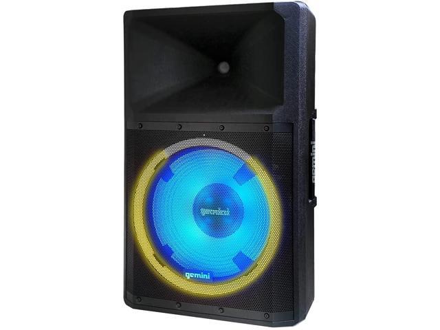 Gemini GSP-2200 15 Powered PA Speaker System with Bluetooth Mic 2200W Big DJ Speaker for Events and Parties - image 10