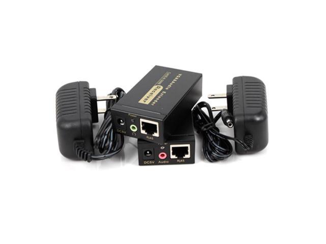 1Pcs 100m HD 1080P UTP VGA Extender RJ45 1x1 Splitter with 3.5mm Audio RJ45/cat5e/6 ethernet cable for projector HDTV PC VE100
