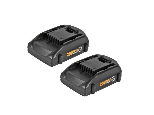 Photos - Power Tool Battery 2Pack for Worx WA3520 Power Share 3.0AH Battery 20V WA3525 WA3520 WG166 WG