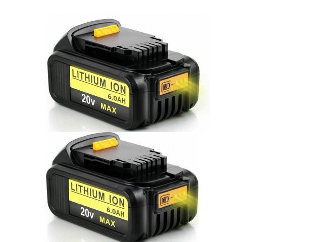 Photos - Power Tool Battery 2Pack 20V 6.0Ah MAX XR Lithium Ion Battery for Dewalt DCB205 DCB206 DCB204