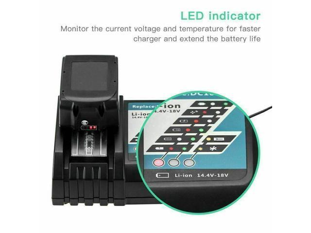 Vanon for Makita DC18RC Charger 14.4V-18V Rapid Tool Compatible with BL1830 BL1840 BL1850 BL1815 BL1860 Lithium-Ion Batteries