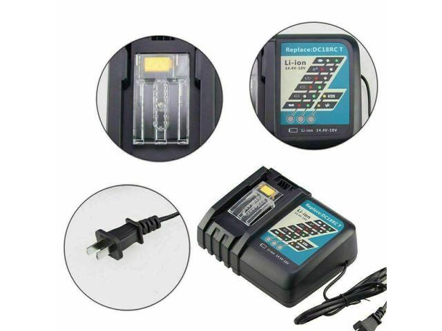 Vanon for Makita DC18RC Charger 14.4V-18V Rapid Tool Compatible with BL1830 BL1840 BL1850 BL1815 BL1860 Lithium-Ion Batteries