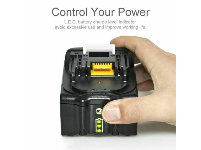 Vinida 2Pack 18V 18 Volt 6.5Ah Battery for Makita LXT BL1830 BL1850 BL1860B LITHIUM ION BL1860B-2 BL1850B BL1815 BL1850B-2,BL1840,BL1840B-2,BL1840B...