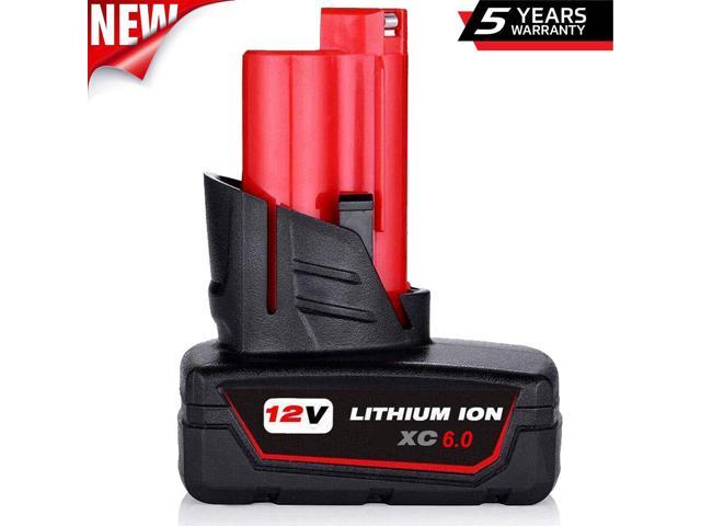 Photos - Power Tool Battery VANON For Milwaukee 48-11-2460 M12 LITHIUM XC6.0 Extended Capacity Battery