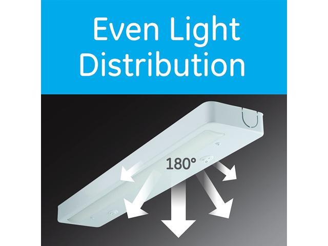 GE Enbrighten Premium 24 Inches LED Direct Fixture Wire Under Cabinet Light, White
