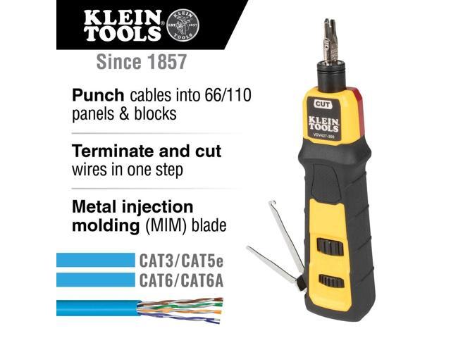 Klein Tools 66/110 Blade Low Effort Seating and Terminating Impact Punch Down Tool