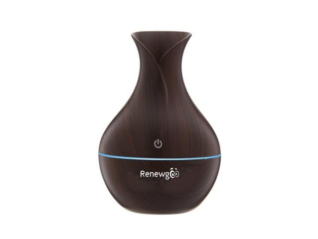 Photos - Humidifier Renewgoo Color-Changing Vase Aroma Diffuser Essential Oil  and M