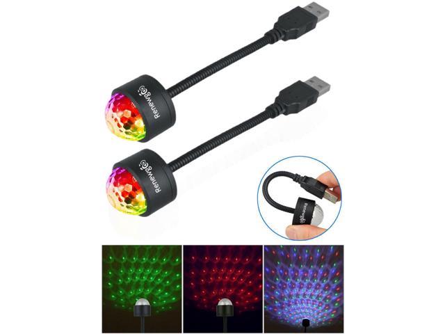 Photos - Chandelier / Lamp Renewgoo DJ GooMagic Strobe Laser Ball Mini Disco USB Light Projector Neon