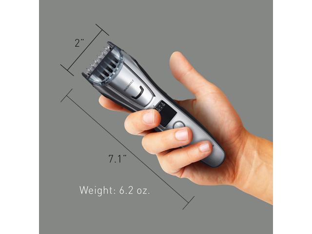 Panasonic - Men’s All-in-One Facial Beard Trimmer and Body Hair Groomer - Silver - image 6