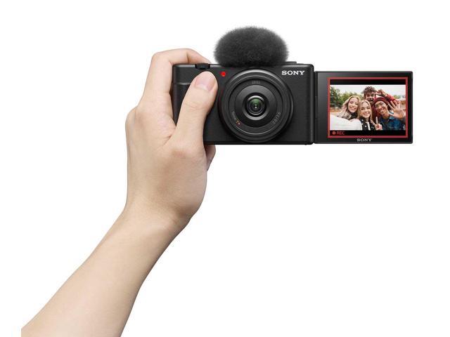 Sony - ZV-1F Vlog Camera for Content Creators and Vloggers - Black - image 3
