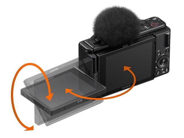 Sony - ZV-1F Vlog Camera for Content Creators and Vloggers - Black - image 4