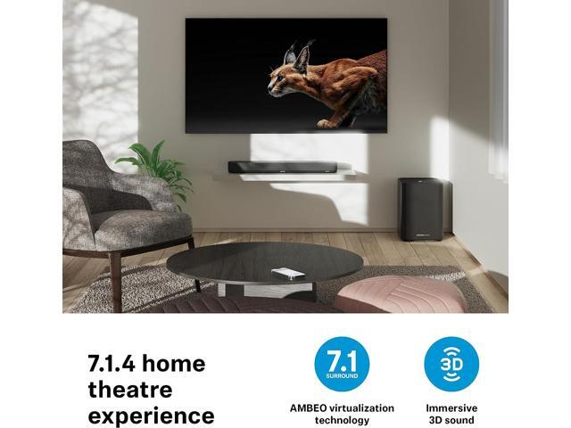 Sennheiser - AMBEO Soundbar Mini Compact Device with Adaptive Features and Multiple Connectivity - Black - image 4