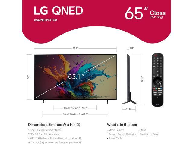 LG - 65" Class 90 Series QNED MiniLED 4K UHD Smart webOS TV (2024) - image 3