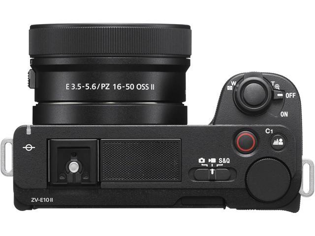 Sony - Alpha ZV-E10 II Mirrorless Content Creators’ Camera Kit with 16-50mm Lens - Black - image 6