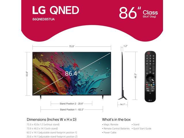 LG - 86" Class 85 Series QNED 4K UHD Smart webOS TV (2024) - image 4