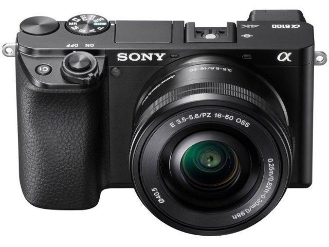 Sony - Alpha 6100 APS-C Mirrorless Camera 4K Video Camera with E PZ 16-50mm Lens - Black - image 4
