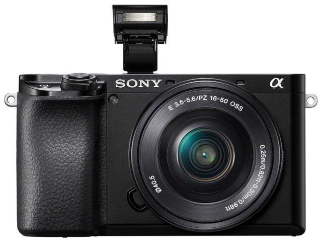 Sony - Alpha 6100 APS-C Mirrorless Camera 4K Video Camera with E PZ 16-50mm Lens - Black - image 3