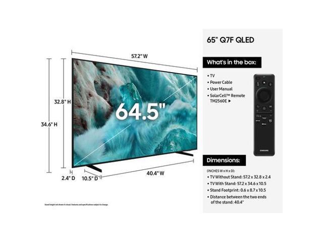 Samsung - 65” Class Q7F Series QLED 4K UHD SamsungVision AI Smart Tizen TV (2025) - image 6