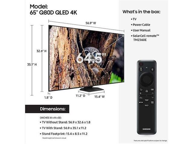 Samsung - 65” Class QN80F Series Neo QLED Mini LED 4K UHD SamsungVision AI Smart Tizen TV (2025) - image 6