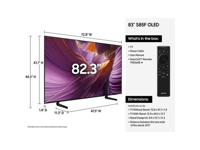 Samsung - 83” Class S85F Series OLED 4K UHD SamsungVision AI Smart Tizen TV (2025) - image 4