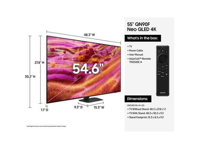 Samsung - 55” Class QN90F Series Neo QLED Mini LED 4K UHD SamsungVision AI Smart Tizen TV (2025) - image 6