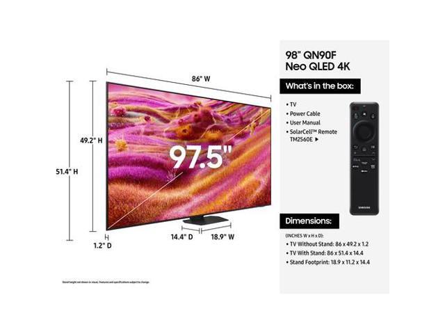 Samsung - 98” Class QN90F Series Neo QLED Mini LED 4K UHD SamsungVision AI Smart Tizen TV (2025) - image 6