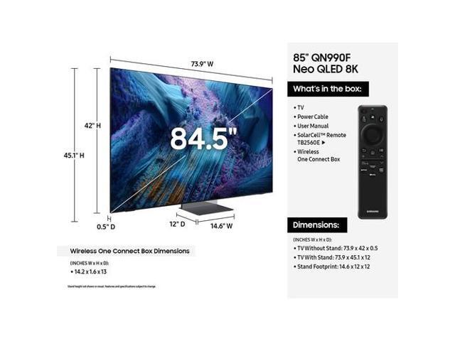 Samsung - 85” Class QN990F Series Neo QLED 8K Mini LED SamsungVision AI Smart Tizen TV (2025) - image 6