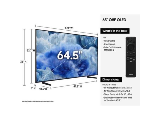 Samsung - 65” Class Q8F Series QLED 4K UHD SamsungVision AI Smart Tizen TV (2025) - image 5