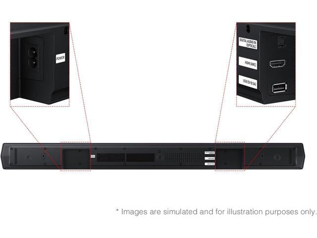 Samsung - B-Series HW-B550F 2.1Ch DTS Virtual:X Soundbar with Subwoofer - Titan Black - image 4