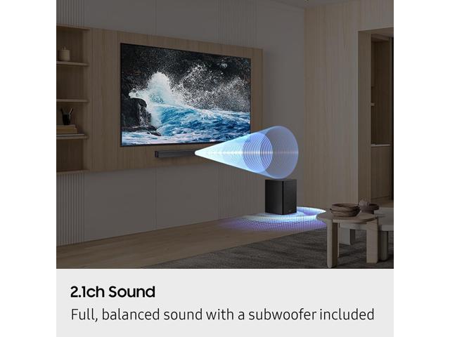 Samsung - B-Series HW-B550F 2.1Ch DTS Virtual:X Soundbar with Subwoofer - Titan Black - image 8