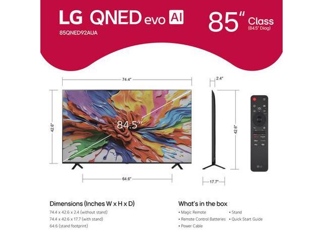 LG - 85" Class 92A Series QNED evo AI MiniLED 4K UHD Smart webOS TV (2025) - image 5